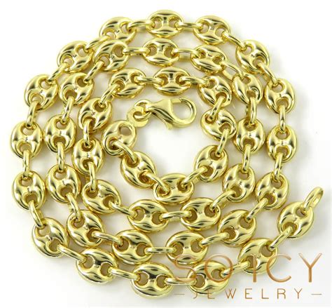 14k gucci link gold chain|Gucci link chain images.